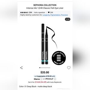 Sephora Intense Black Liquid Eyeliner